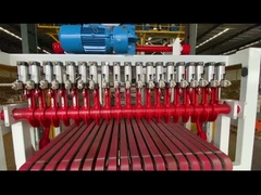 Synchrone Druckschneidsysteme für das Schneiden von hohlen Tonblöcken und Massivziegeln