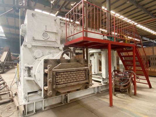 Vollautomatische, individuell angepasste Vakuummaschine zur Herstellung von Lehmziegeln