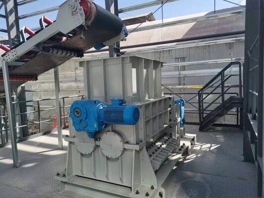 30 bis 120 Tonnen/h graue Doppelwalzenbrecher-Rohmaterialzerkleinerung für die Ziegelherstellung von BBT-Hersteller