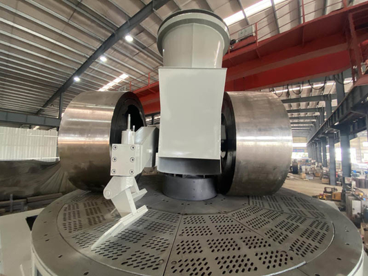 Materieller zerquetschender nasser Pan Mill Machine For Clay-Ziegelstein, der Linie macht