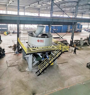Materieller zerquetschender nasser Pan Mill Machine For Clay-Ziegelstein, der Linie macht