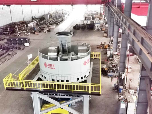45 - 60 m-³ /H nasser Pan Mill For Clay Brick, der Linie Materialien zerquetschen Maschine macht