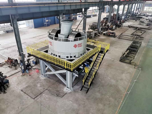 Materieller zerquetschender nasser Pan Mill Machine For Clay-Ziegelstein, der Linie macht
