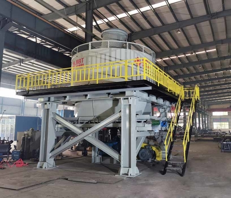 Gewicht Ziegelstein-Fertigungsstraße-nass Pan Mills 65200kg besonders angefertigt