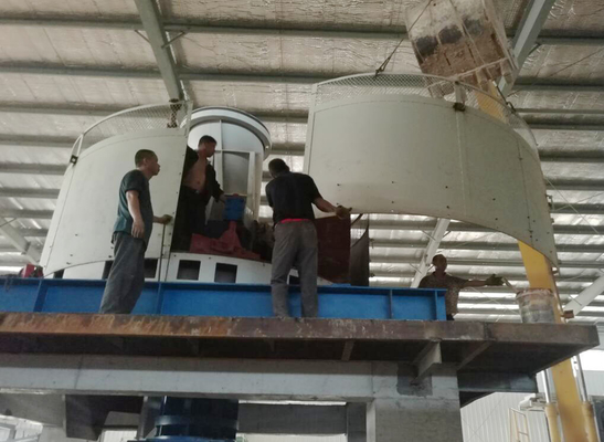 Gewicht Ziegelstein-Fertigungsstraße-nass Pan Mills 65200kg besonders angefertigt