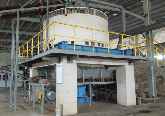 Kompakter nasser Pan Mill Machine Fully Automatic für den Ziegelstein, der Geräte herstellt
