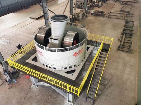 Nass Pan Gold Grinding Mill For Werkstoffverarbeitung TWPM160