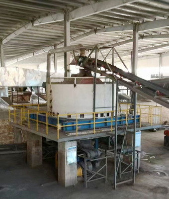Clay Brick Making Wet Pan-Mühle, die mit Elektromotor TWPM185 reibt