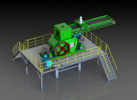 Automatische feine Walzenbrecher-Maschinen-Stahlmühle für die Mineral-Verarbeitung