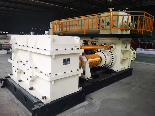 Zweistufige Vakuumextruder-Clay Brick Machine Production Line-Mischwelle