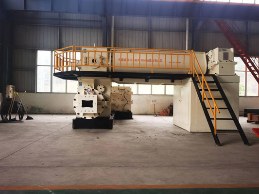 Zweistufige Vakuumextruder-Clay Brick Machine Production Line-Mischwelle