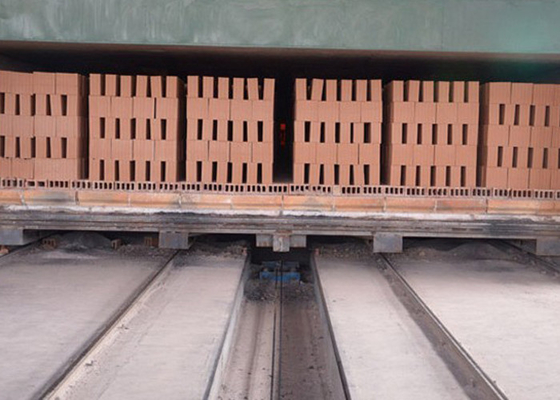 Volle automatische Clay Brick Tunnel Kiln-Projektbreite schreibt 4.6m 4.9m 6.9m 7.2m