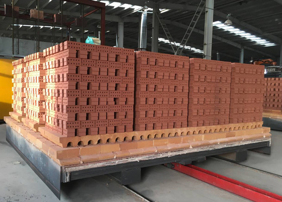Volle automatische Clay Brick Tunnel Kiln-Projektbreite schreibt 4.6m 4.9m 6.9m 7.2m
