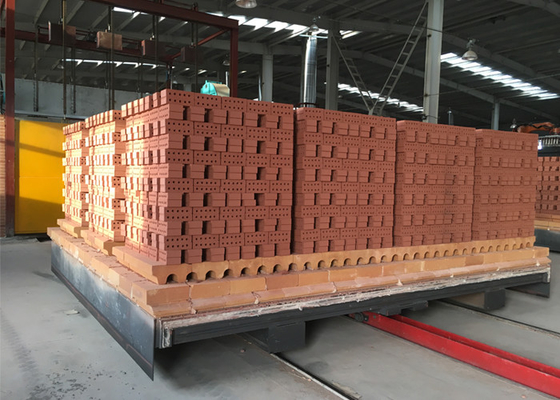 Voller automatischer roter Backstein feuerte Ziegelofen-Lehmziegelstein-Tunnelbrennofenanlagentechnologie in Bangladesch Indien ab