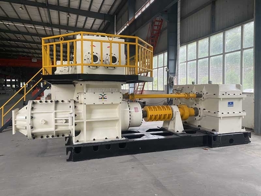 EV60A-Kohlenstoffstahl-Vakuumextruder-Clay Brick Forming Machine Mixing-Zahn