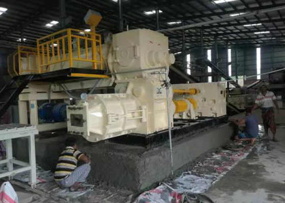Ineinander greifenclay red brick making machine mit trockenerem Kammer-Projekt