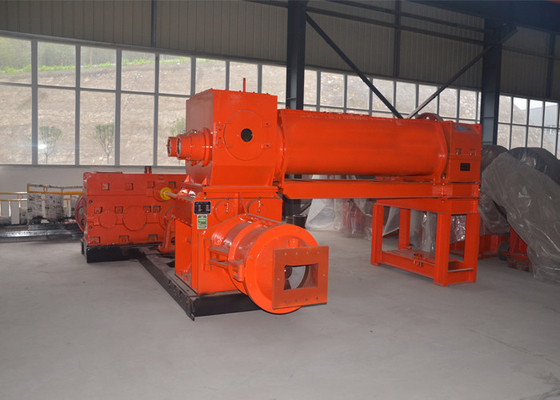 Vakuumextruder-vollautomatischer gebrannter abgefeuerter grüner roter Schlamm-Selbstboden Clay Brick Making Machine
