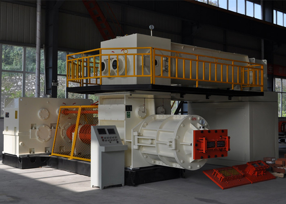 Automatische Maschine zur Herstellung von roten Lehmziegeln Vakuum-Extruder für eine hohe Produktionskapazität