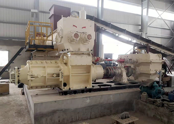 Fliegen-Ash Automated Brick Making Machine-Vakuum Verdrängungsclay block machine