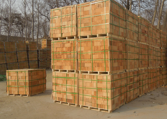 Tunnel-Brennofen-Ziegelstein-materielles Alkali beständiger roter Clay Fire Bricks
