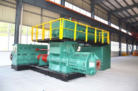 Selbstvakuumextruder Clay Brick Machine Stable Operation des Gewichts-30000kg