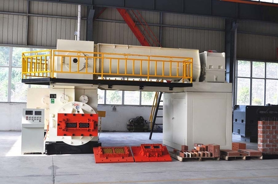 Funktionsvakuumextruder-Clay Brick Automatic Continuous Extrusions-Maschine