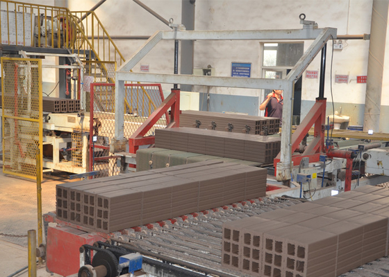 Kleiner roter Backstein, der Maschinen-Vakuumextruder automatische Block-Formteil-Maschine herstellt
