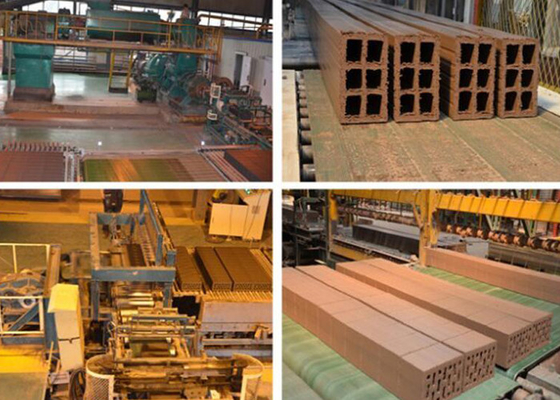 Roter Clay Hollow Full Automatic Block, der Maschinen-Vakuumextruder herstellt