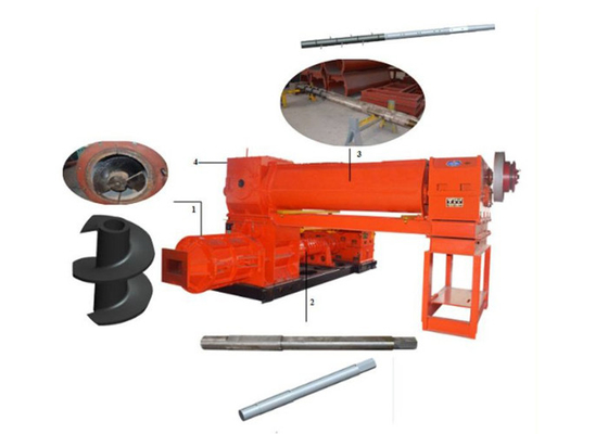 Block-roter Backstein Bangladeschs Clay Mud Fly Ash Solid, der Maschine automatischen Ziegelstein-Vakuumextruder herstellt