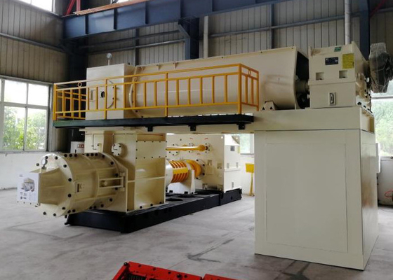 Dieselmotor-Höhlen-Clay Red Bricks Manufacturing Machine-Vakuumextruder