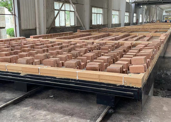 BBT fertigte Clay Brick Tunnel Kiln Cart mit Abgasanlage besonders an