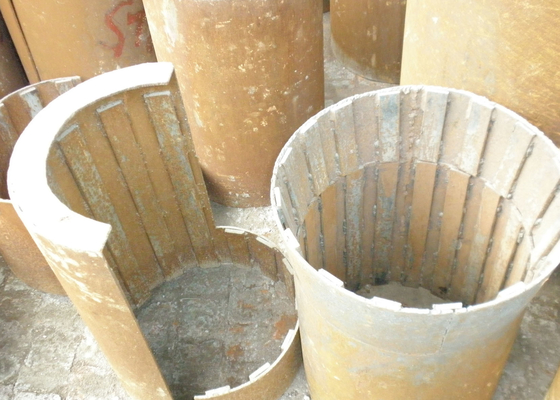 Clay Brick Extruder Spare Parts-Verjüngungs-Schlamm-Zylinder-Futter abgrifffest