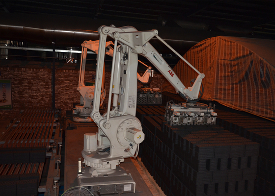 Vollautomatische Clay Brick Production Line Tunnel-Brennofen-Ziegelstein-Einstellungs-Maschine