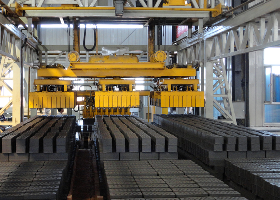 Selbsthöhlen-Clay Brick Production Line Robot-Block-stapelnde Maschine