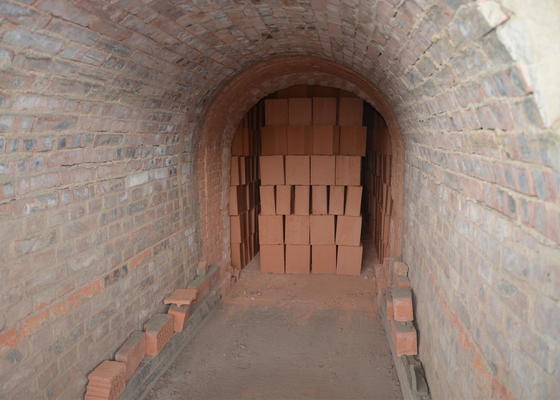 Clay Hollow Brick Machine Productions-Linie für Hoffman-Brennofen-Anlage