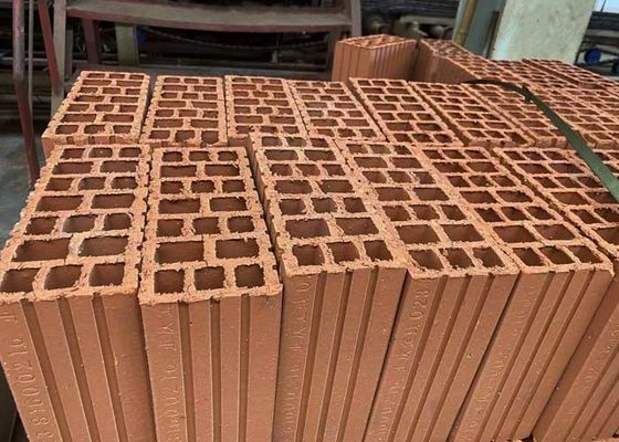 Tunnelofen-Produktionslinie für Hohlblocksteine aus Ton mit Tunneltrockner und großer Kapazität 800 Tonnen/Tag