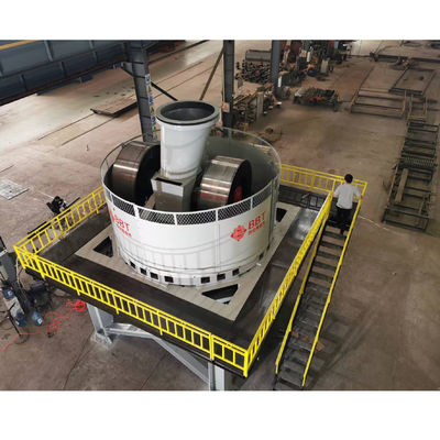 Neue Ziegelfabrik TWPM185 Wet Pan Mill Maschinen für die Tonziegelherstellung