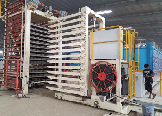 290KW automatisches Lehmziegel-Trockner-Maschinen-Bodenblock-Trocknungskammer-System