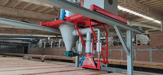 0,12 m / s Tonziegel-Produktionslinie Ofenwagen Automatischer Staubsauger