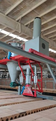 0,12 m / s Tonziegel-Produktionslinie Ofenwagen Automatischer Staubsauger