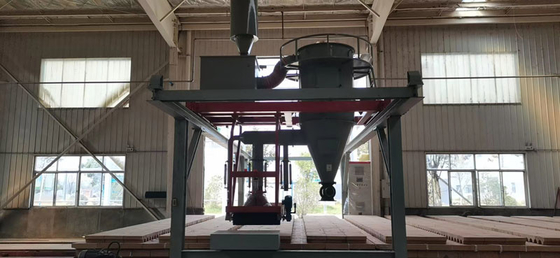 SS Clay Brick Production Line Automatischer Staubsauger für die Ofenwagenreinigung