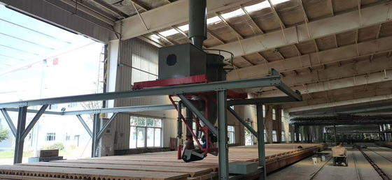 SS Clay Brick Production Line Automatischer Staubsauger für die Ofenwagenreinigung