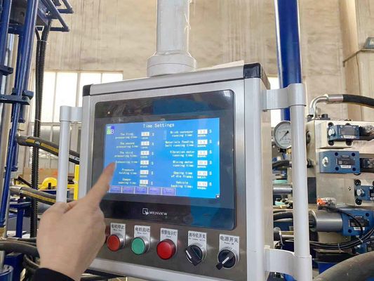 Gebäudetechnische Hochdruckpresse 20 T bis 1200 T Blaue Hydraulikpresse zur Isolierung von Ziegelsteinen und Feuerfestziegelsteinen,