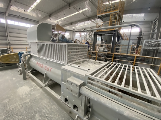 Doppelwellenmischer für Bentonit-Anlage Paddelmischer in automatischer Produktionsstätte