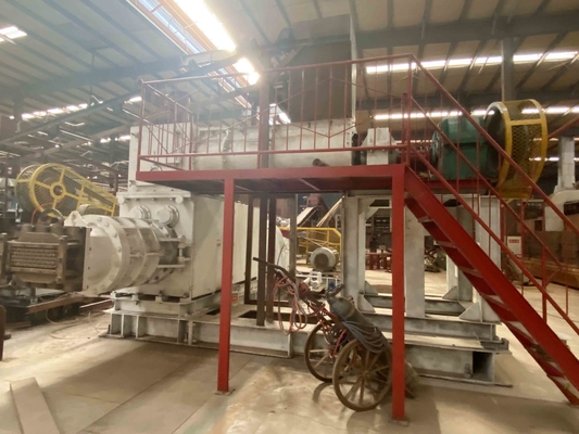Hohl Automatische Tonfliesen Ziegelmaschine Schlammziegelmacher Vakuum Extruder Tonziegelmachine