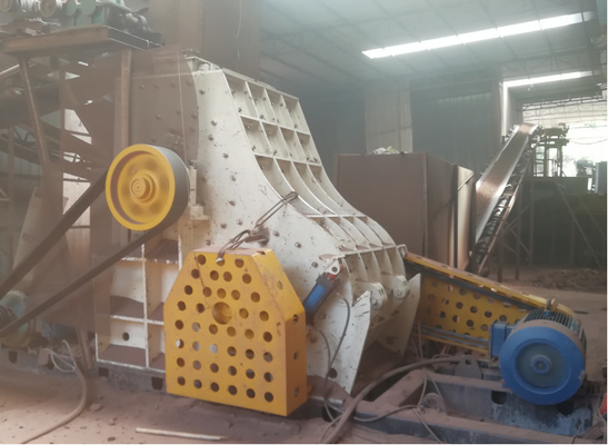 Energieeinsparende automatische 90-120 t/h Doppelrotor-Hammerbrücherei für Zerkleinern