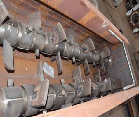 Vollautomatischer Doppelwellenmischer für Maschinen zum Mischen von Tonrohstoffen