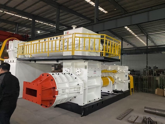 Vakuum-Extruder für Tonziegelherstellung Maschinen Ziegelformprozess feste hohle Blöcke