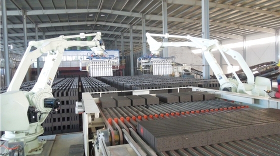Kleiersteine Blockgruppen Billet Division Billet Transportsystem für Kleierziegel Herstellungsanlage