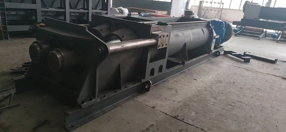Twin Shaft Paddle Mixer Rohstoffverarbeitung Maschinen Tonziegelmacherei Mischmaschine Double Shaft Mixer